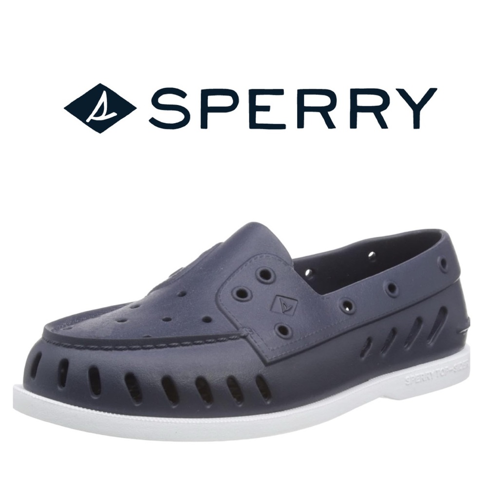 Sperry Men's Navy Blue Authentic Original Float Boat Shoe Size 9 New Collegiate